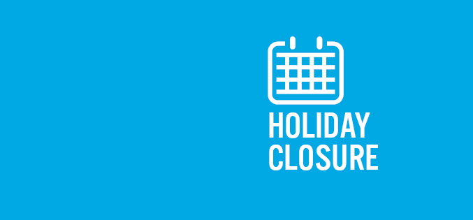 CCU will close at noon on Dec 24 and will be closed Dec 25 & Jan 1 